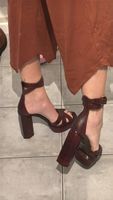 BALMAIN Ava Plateau Designer Sandal Gr. 40