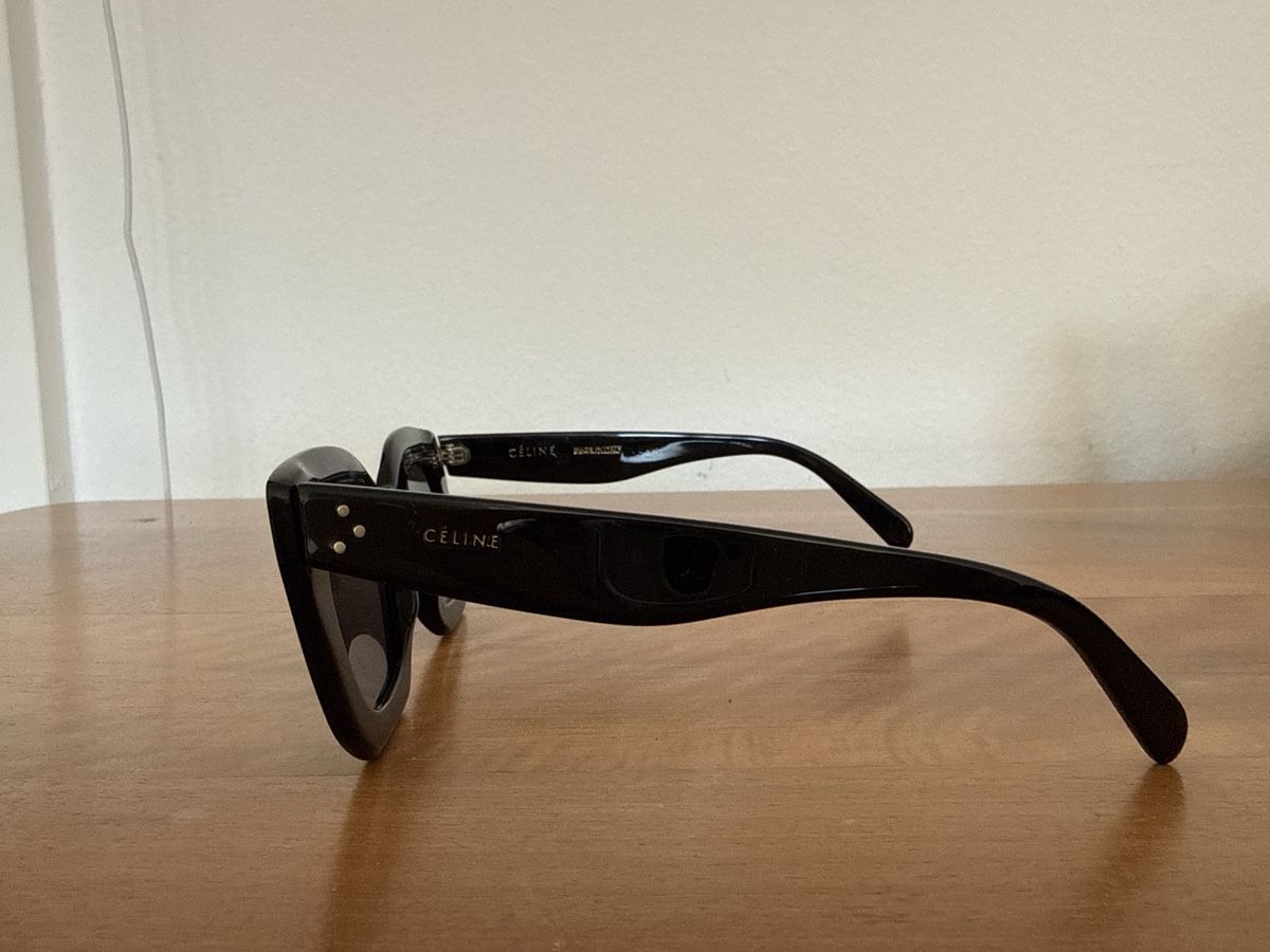 Celine Brillen & Gläser: Original Old Céline Sonnenbrille in Schwarz – Gebraucht aus Zürich von sasast 3