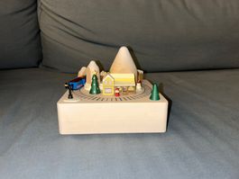 Spieluhr Winterzug aus Holz