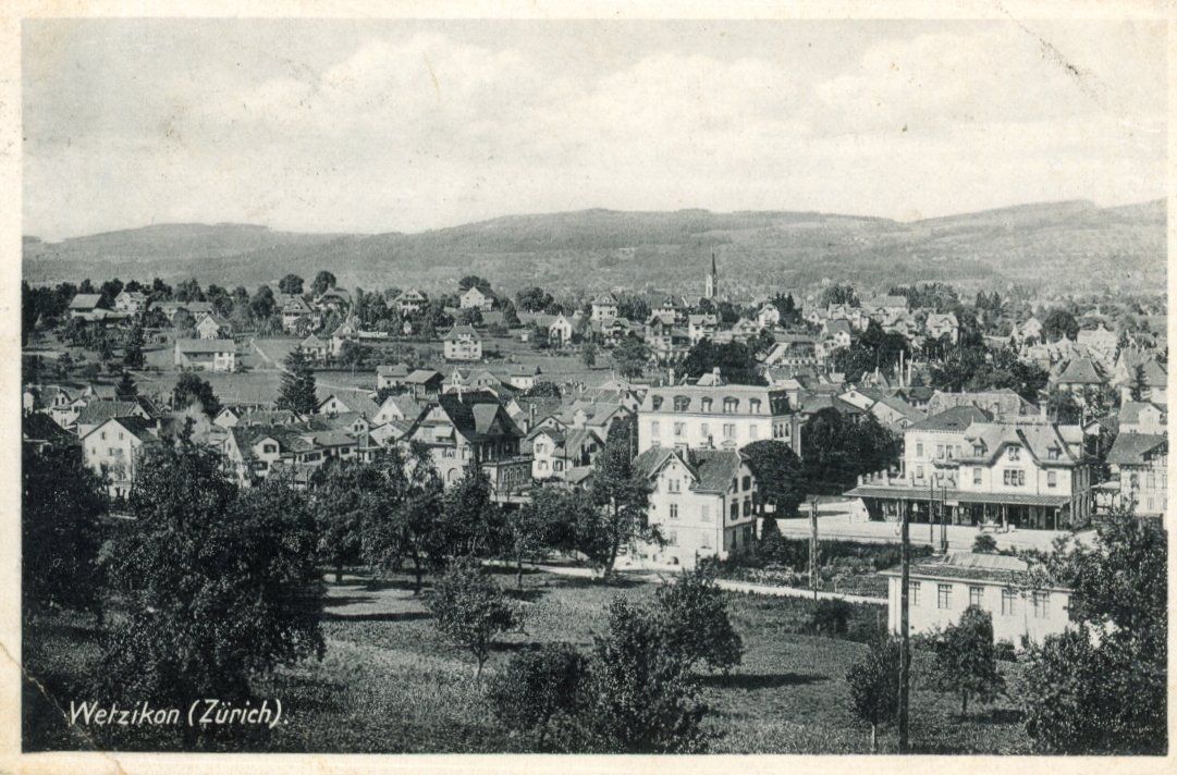 Ansichtskarten: Wetzikon   ZH      um 1932 – Gebraucht aus Brig von Valcards54