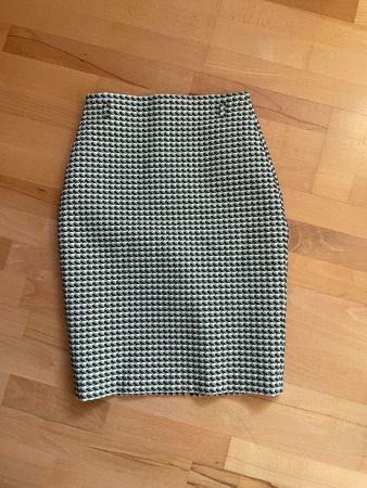 M&S Collection Rock, Grün/Weiss, Grösse 38 - Top Zustand!
