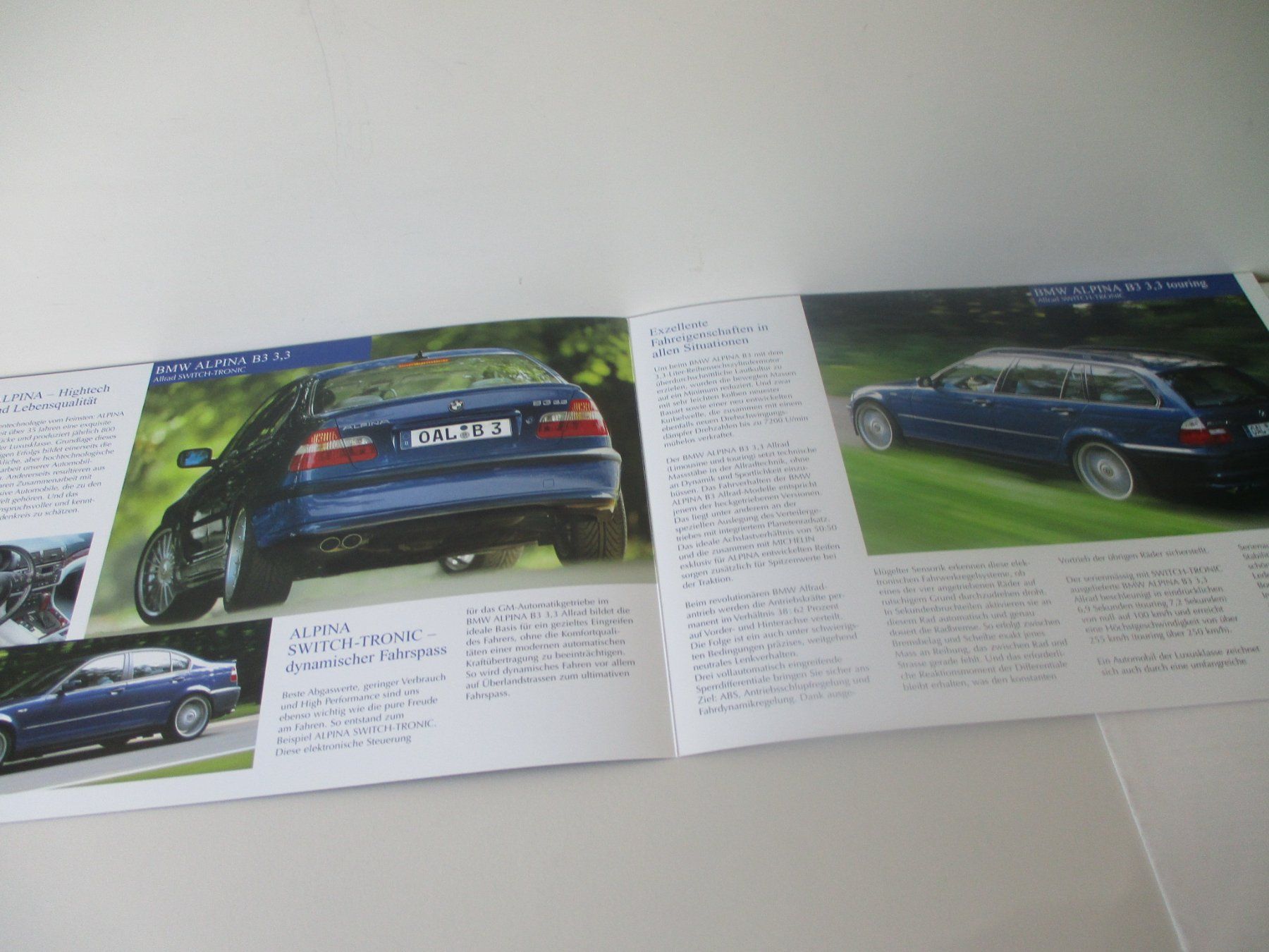 BMW Documenti: BMW ALPINA KATALÖGLI GESAMTPROGRAMM – Usato da Langnau i. E. venduto da Superseven69 1
