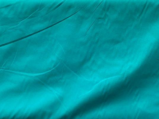 Stoffe: Tissu coton popeline turquoise – Neu und originalverpackt aus Préverenges von mam_629h