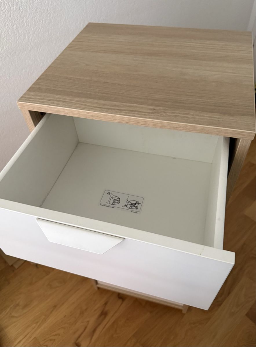 Kommoden: Moderne Kommode mit 5 Schubladen - Eiche/ Weiß – Gebraucht aus Zollikofen von fiestafan100 2
