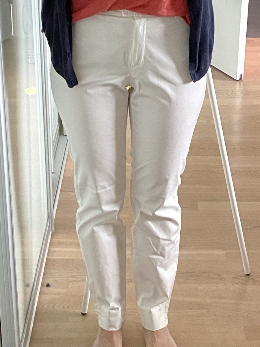 Pantaloni: S. Oliver Chino Hose weiss 34 – Usato da Oberrohrdorf venduto da Desteny1 9