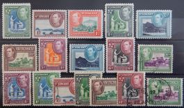 St. Vincent British Lot mit alten Werten II
