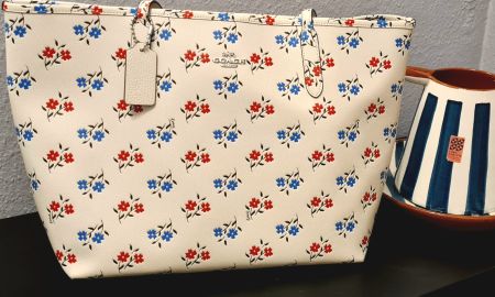 Sac cabas Coach floral, idéal printemps 🌸🌼🌻