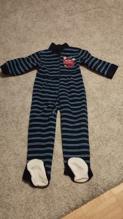 Cars Fleece Overall Pyjama Gr. 92 kuschelig warm