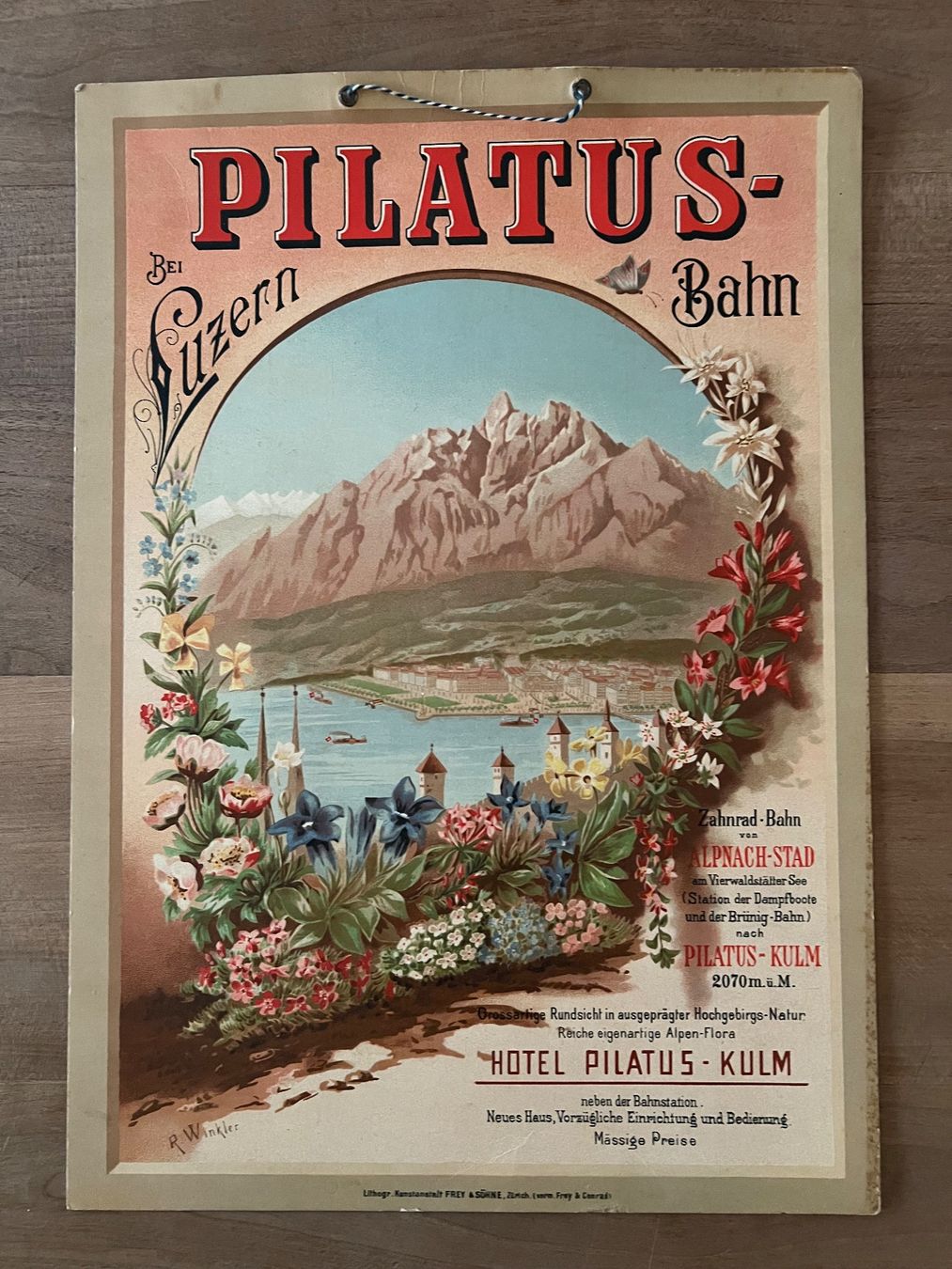 Grafica & Litografie: Plakat Pilatus Lithografie – Usato da Luzern venduto da mintcar
