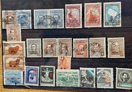 ARGENTINIEN alte Briefmarken  mit Aufdrucke ab 1935