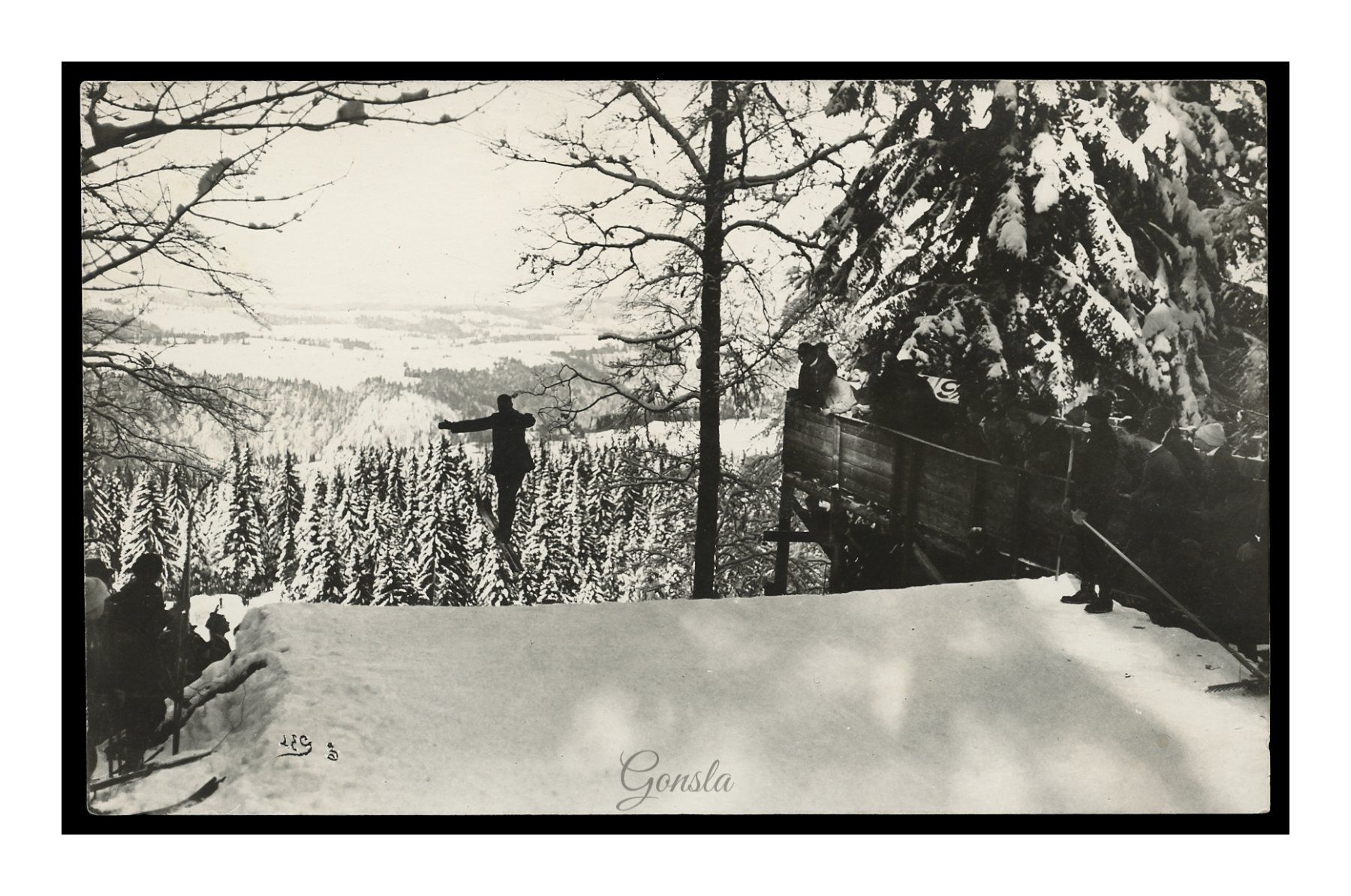 Cartes postales: SAUT A SKIS - 1910 – D'occasion à Onex par gonsla01