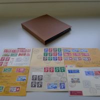 1881-1963, Flugpost saubere Sammlung Briefe in ALBUM!