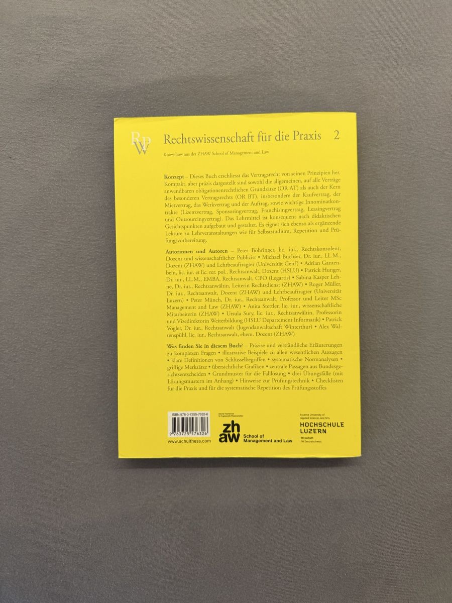 Libri: Prinzipies des Vertrtagsrecht – Usato da Winterthur venduto da kil_jbl8 1