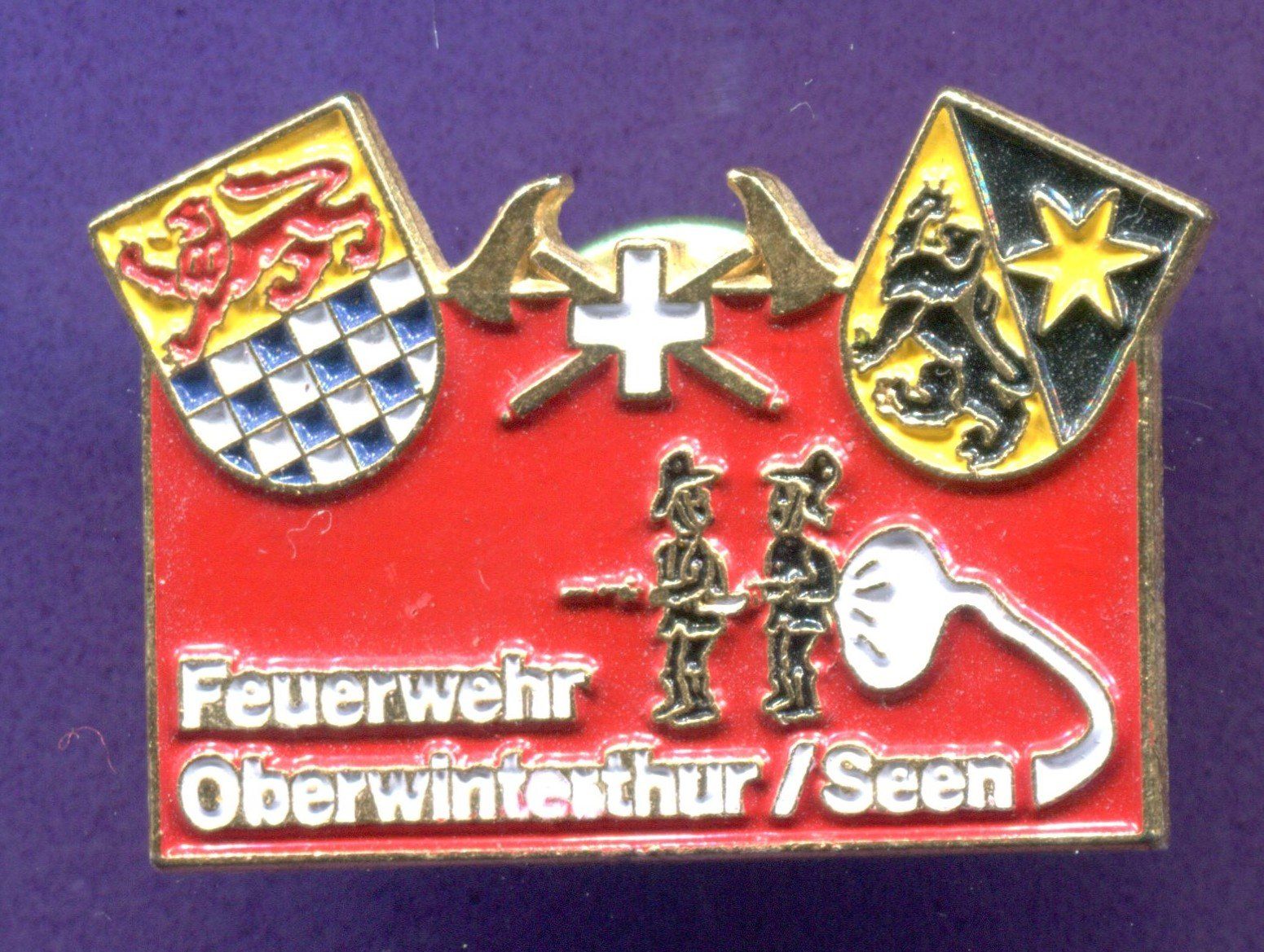 Placchette & Badge: Feuerwehr  OBERWINTERTHUR / SEEN – Usato da Winterthur venduto da Sammleroase