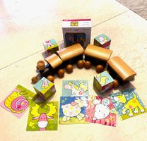 Holzspielzeugzug  mit Goki Puzzle, Susibelle, 🎁