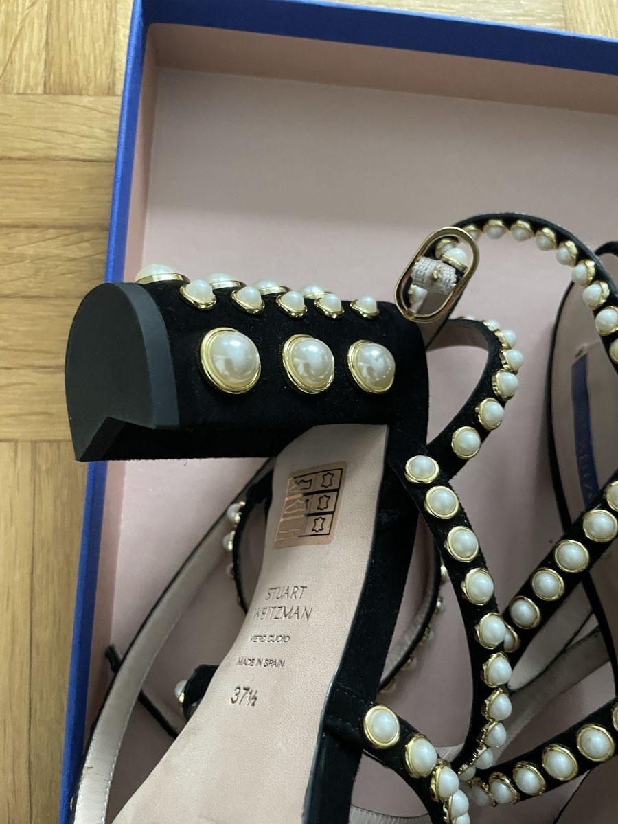 Scarpe da donna: Stuart Weitzman Perl Sandalen 37.5 nur einmal getragen – Usato da Au ZH venduto da therecomewaves 4