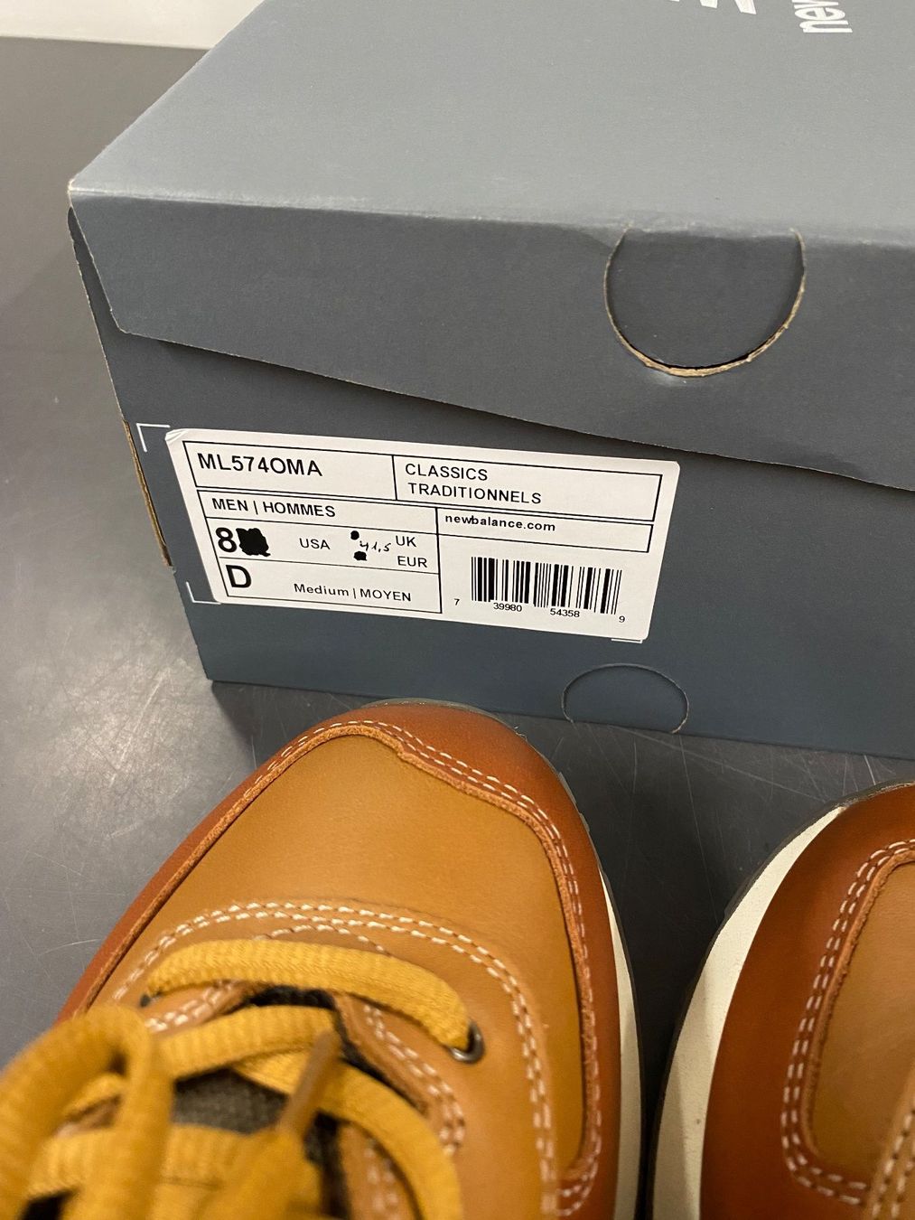 New Balance Scarpe da uomo: New Balance 574 Lederschuhe – Usato da Glattbrugg venduto da Pischte.Brockenhaus 5