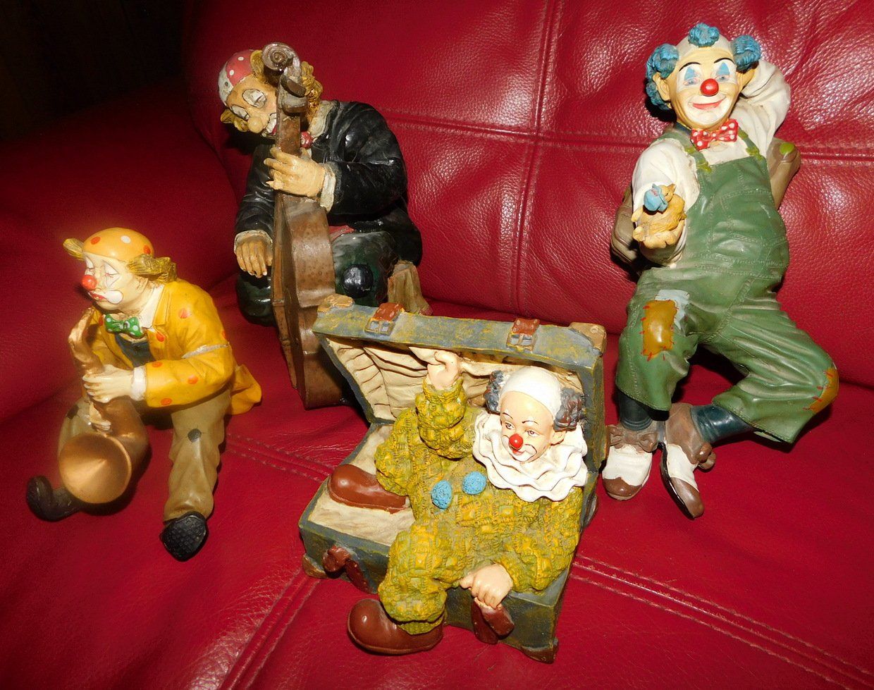 Figurines: 4 Clownfiguren – D'occasion à Villnachern par Schnugelchen 1