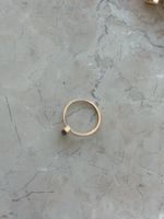 Ring Gold with Onyx stone Grösse 75 neu