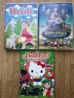 DVD's Heidi, Cenerentola & Hello Kitty in italien. Sprache