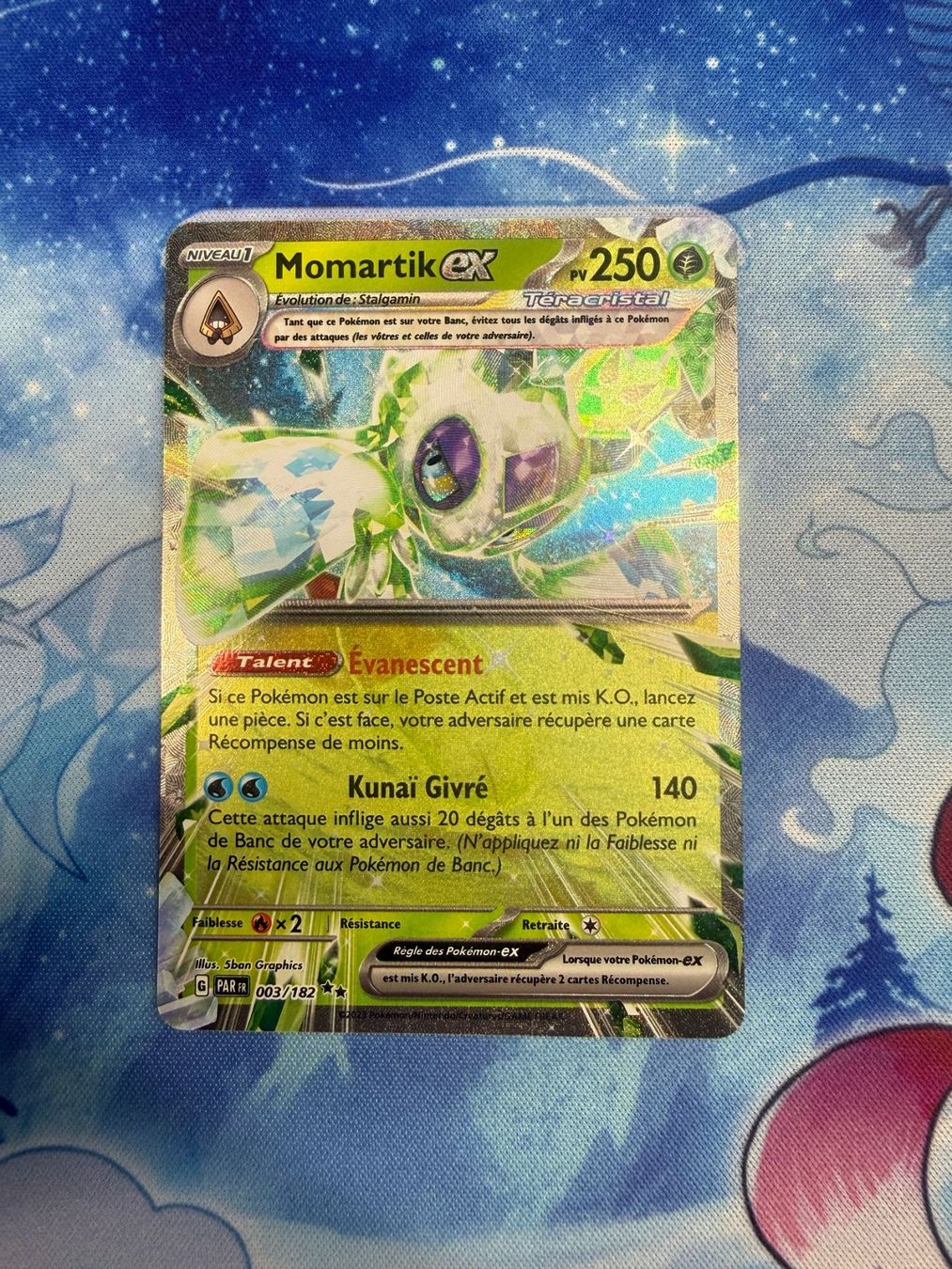 Pokémon Carte collezionabili: Momartik EX - PAR 003 FR – Nuovo (secondo la descrizione) da Courgenay venduto da ScamBoxOff