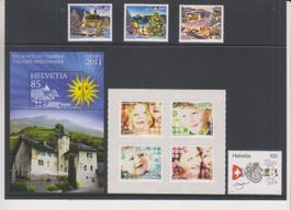 Schweiz, cp11, 2011 Abo Jahreslieferung ungestempelt, Scans