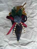 Tüte alter Christbaumschmuck Weihnacht