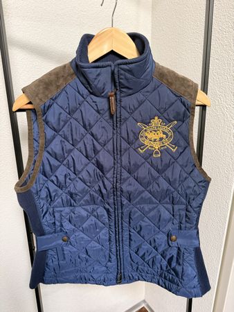 Ralph Lauren Weste gesteppt Gr. L Dunkelblau 