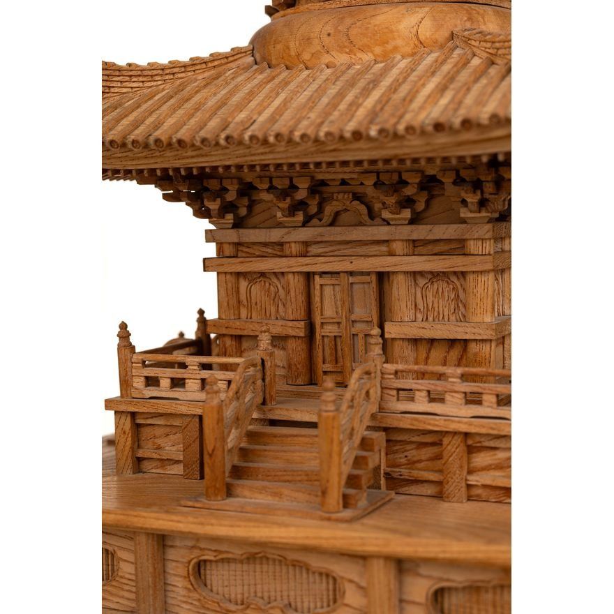 Sculture & Statue: Antikes Holzmodell einer Tahoto Pagode – Usato da Mettmenstetten venduto da protokoll 2