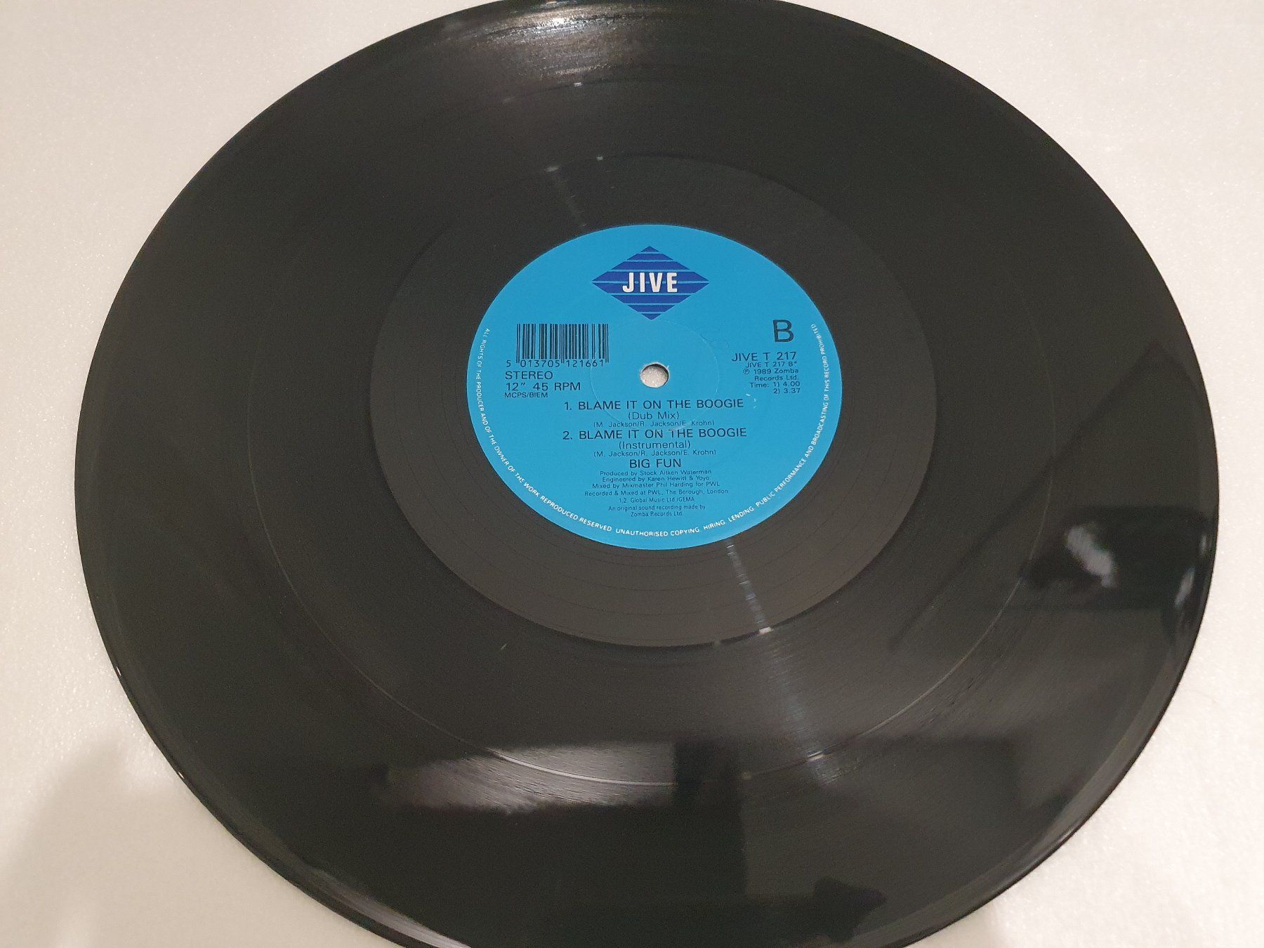 Dischi in vinile: Big Fun – Blame It On The Boogie – Usato da Uster venduto da Vinyl-Leidenschaft 4