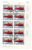 Soldaten Briefmarke** 2 verschiedene Stempel