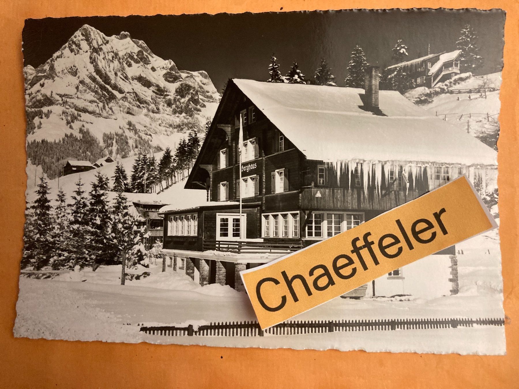 Ansichtskarten: 1964 „Berghaus„ SJH Engelberg – Gebraucht aus Zürich von Chaeffeler