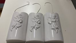3 Heizkörper-Luftbefeuchter Engel Keramik weiss