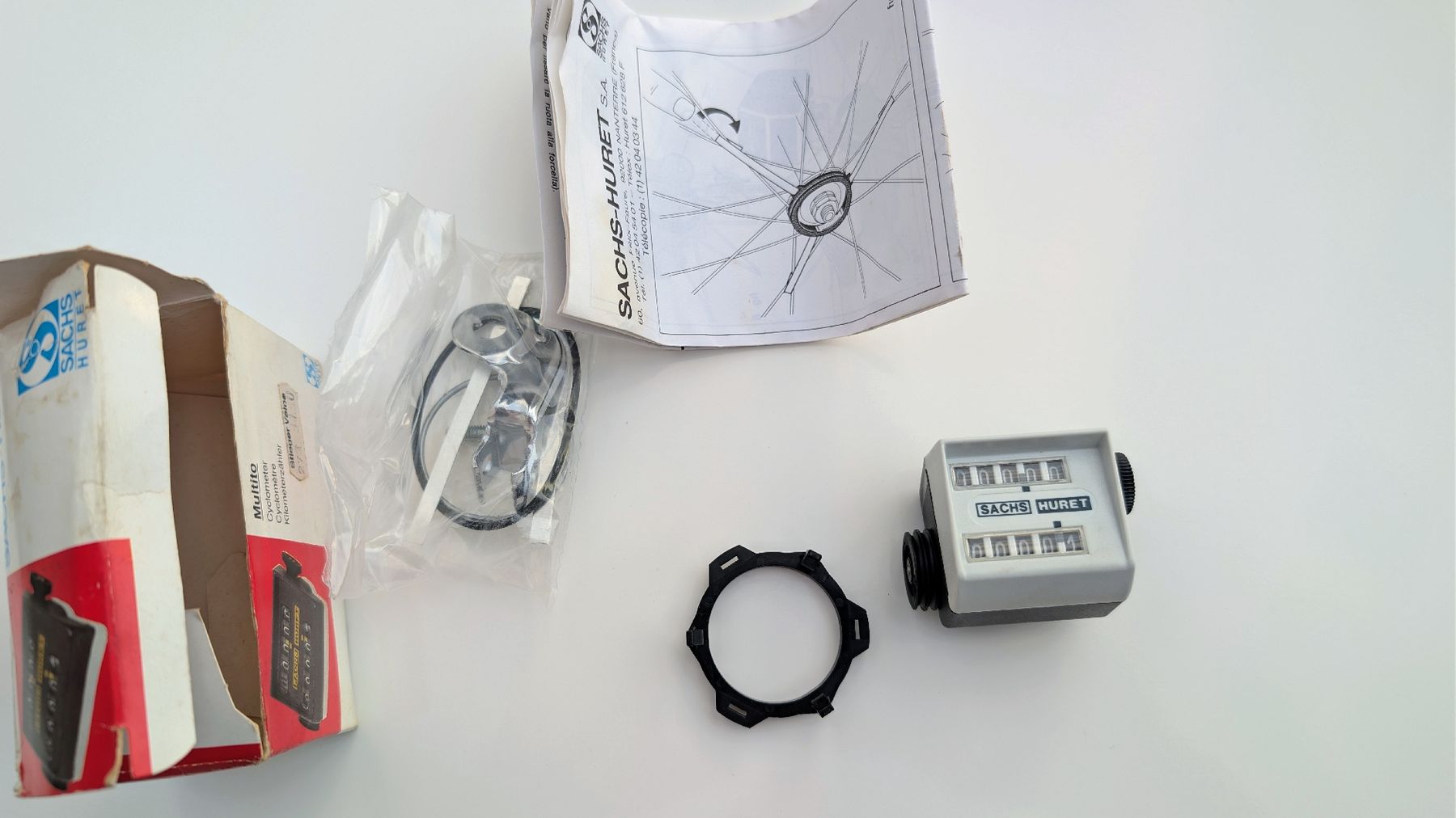 Messen: Vintage Sachs Huret Multito Cyclometer  – Neu und originalverpackt aus Oberriet SG von Bokost 4