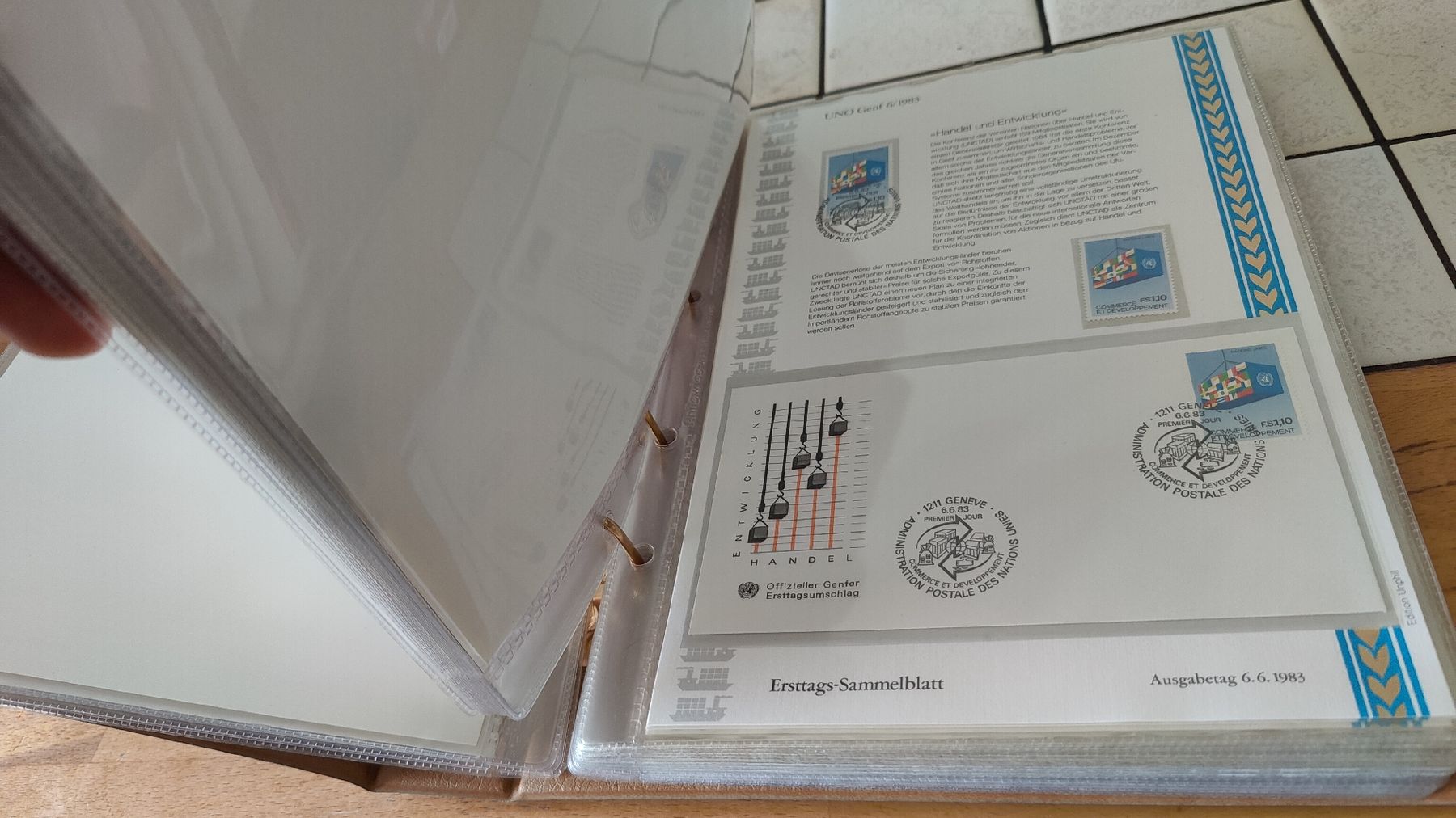 Album: Unicef UNO Flags Sammlung, Genf (L15) – Usato da Neuenhof venduto da bro_9zsg 3