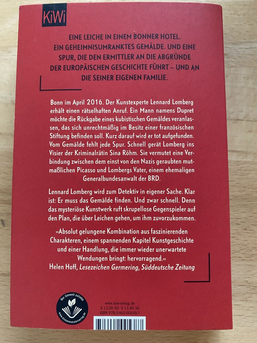 Libri: Das neunte Gemälde/Kriminalroman - Andreas Storm – Usato da Schwarzenburg venduto da Michellu 1