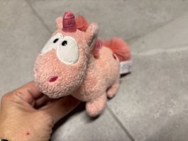 Peluche licorne Theodor and Friends rose