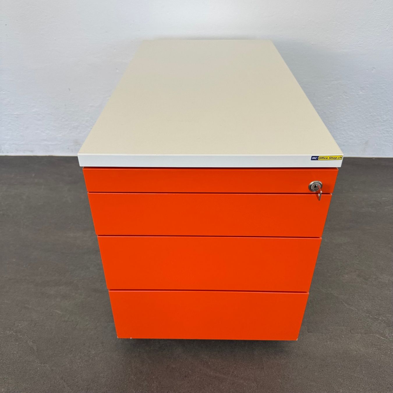Banconi: König + Neurath Container Roll-Korpus Weiss-Orange 4 – Usato da Schönenwerd venduto da mcofficeshop