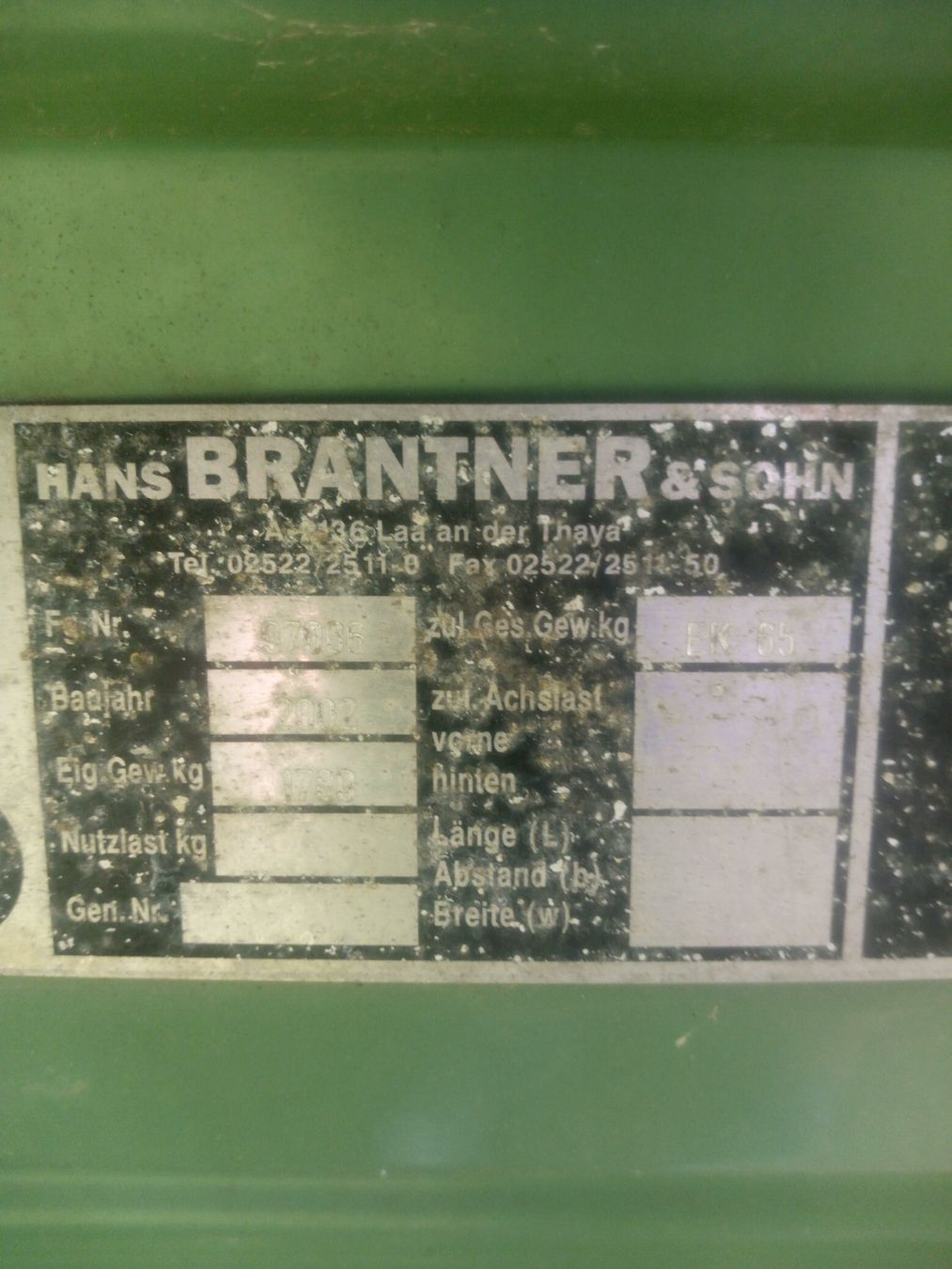 Kipper: 3-Seitenkipper Brantner EDK65 – Gebraucht aus Rüttenen von Dart4 2