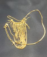 18 Karat 750 Gold Collier Mit Speziel Anhänger