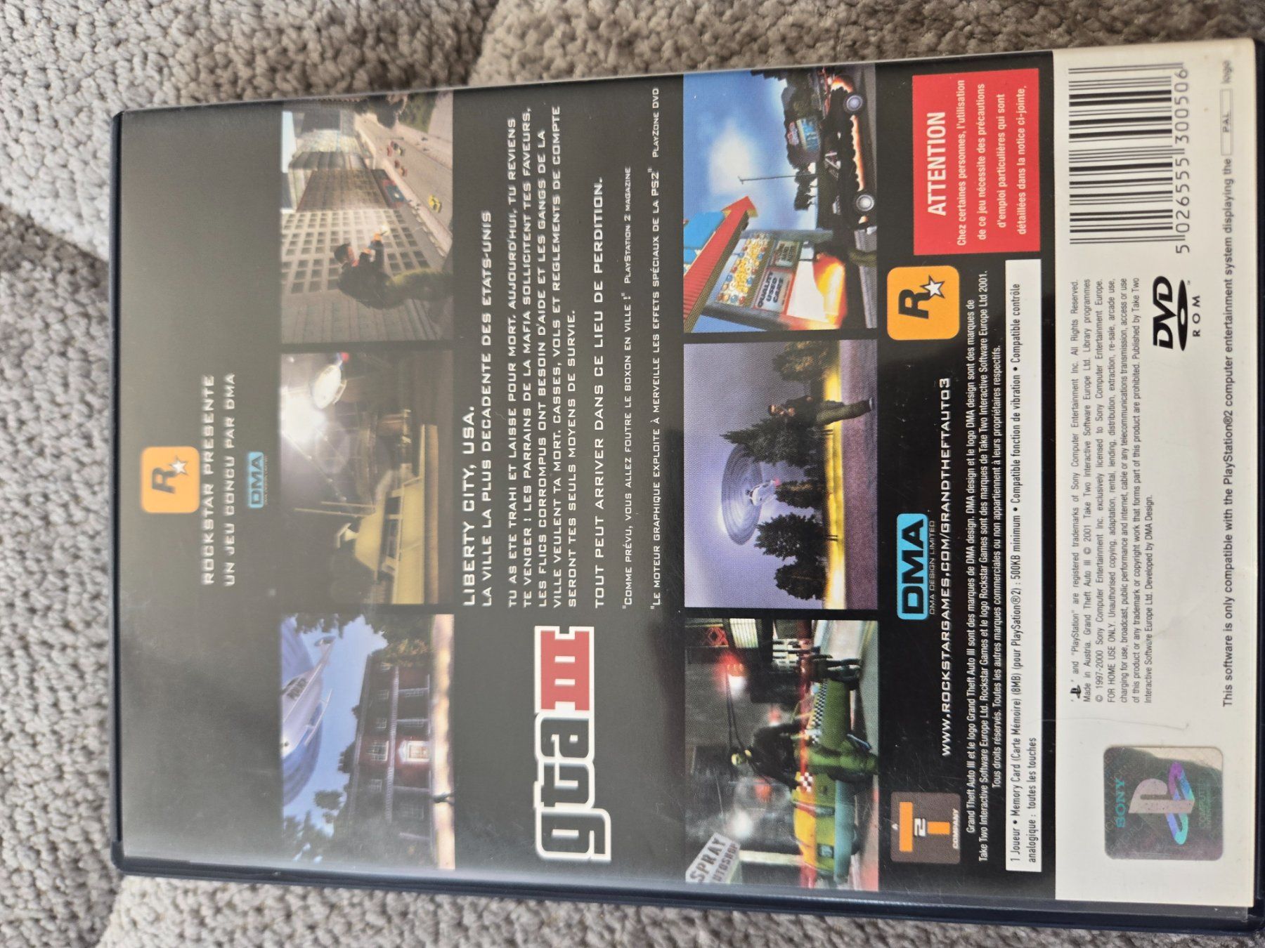 Giochi: GTA 3 PS2 – Usato da Bussigny venduto da Kfdlt 1