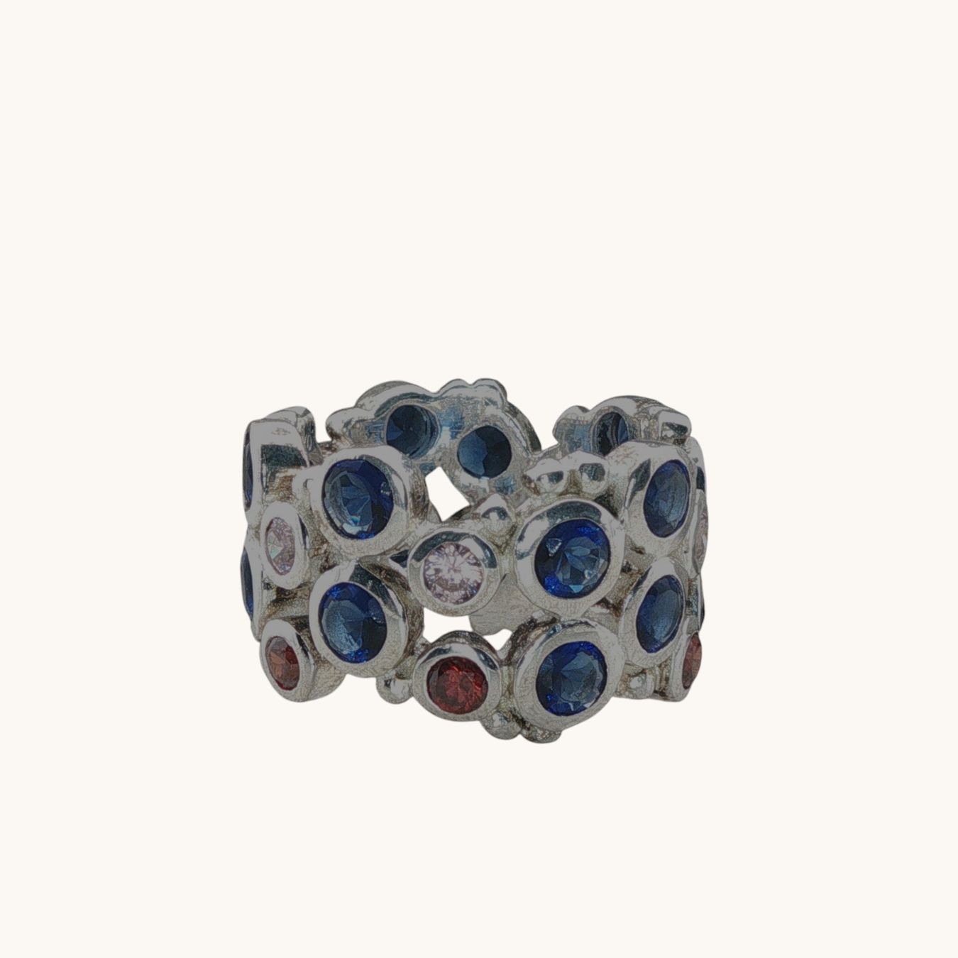 Olga Ribler Ringe: Ring Silber mit Saphiren Grösse 55 – Neu (gemäss Beschreibung) aus Luzern von MonikaS03