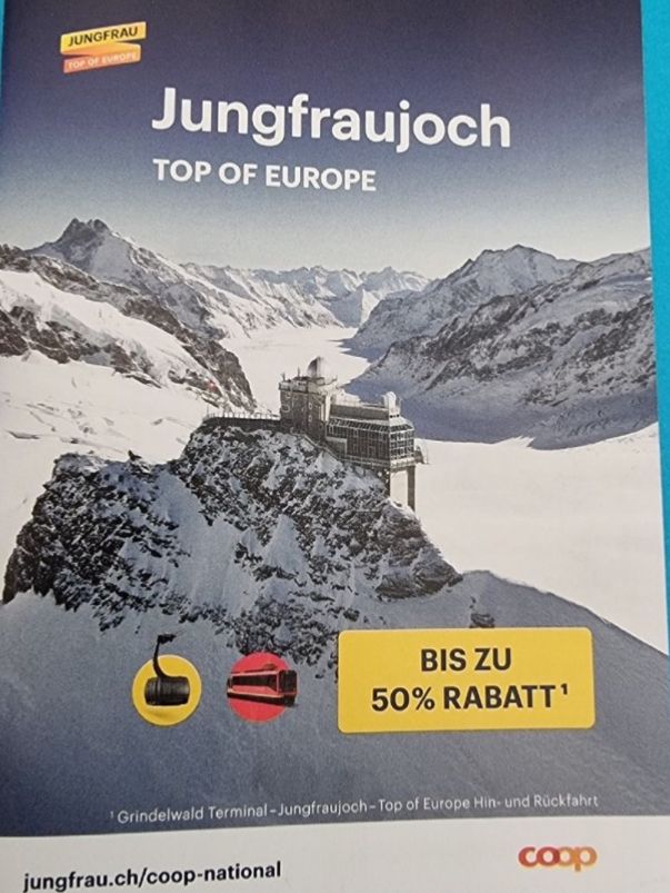 Gutscheine: Jungfraujoch Bis zu 50% RABATT – Neu und originalverpackt aus Luzern von Elena067