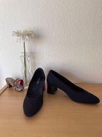 VIVAVIA (IT) 40 Neu /NP134CHF Pumps Blau elastisches Gewebe