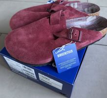 Birkenstock Boston Zinfandel Wildleder Grösse 43 neu