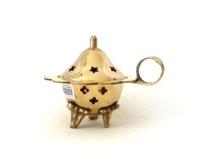 Tutte le decorazioni: Räuchergefäss - Lotus Messing – Nuovo e nell'imballaggio originale da Mauren venduto da Yeelen 1