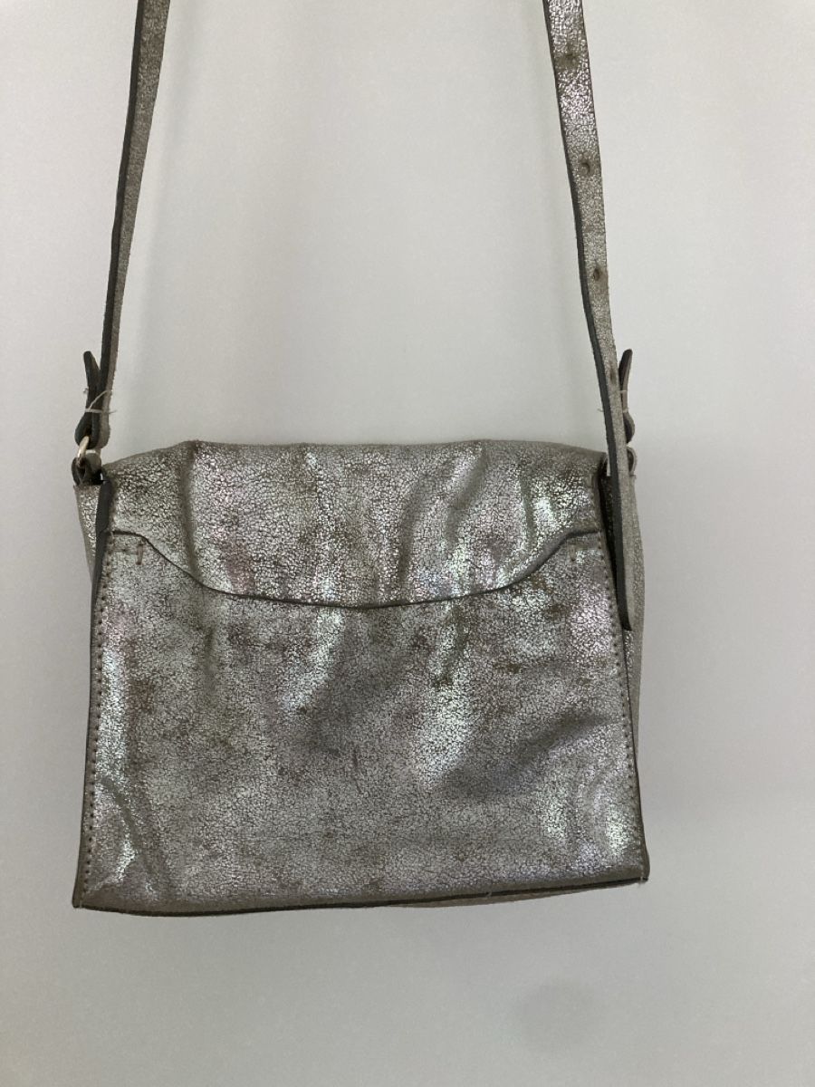 Clarks Taschen für Damen: Silberne Ledertasche von Clarks – Gebraucht aus Winterthur von fraufabula 2