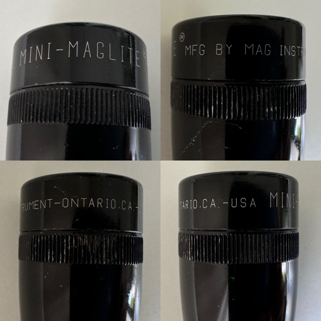 Lampen: Vintage Lampe MINI-MAGLITE + étui Uncle Mike's Sidekick – Gebraucht aus Genève von Reveur 1