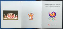 1988 Korea - Folder ** Olympische Spiele  in Seoul