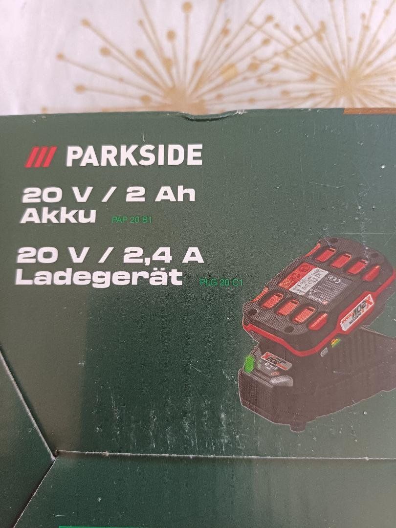 Parkside Caricatori & Batterie: Akku Parkside 20 V. / 2,4 AH – Nuovo e nell'imballaggio originale da Pâquier-Montbarry venduto da PaulT 5